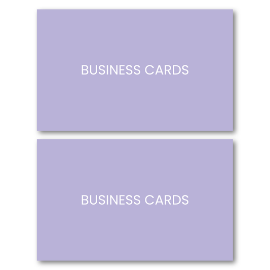Standard Business Cards